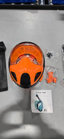 GENERIC SHALLOW DIVING MASK - ORANGE - Like New