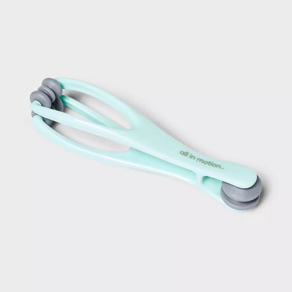 ALL IN MOTION DUAL-SIDED FINGER HANDHELD MASSAGER - LIGHT CYAN - Like New
