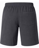 JUMP START MEN'S SHORTS WITH ZIPPER POCKETS - SIZE: MEN S - CHARCOAL - Like New