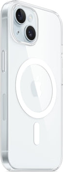 APPLE IPHONE 15 CLEAR CASE WITH MAGSAFE: LIGHTWEIGHT PHONE CASE - CLEAR - Like New