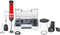 BLACK+DECKER Kitchen Wand Cordless Immersion Blender 3 in 1 Multi Tool Set - RED - Like New