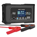 HTRC 20-Amp Smart Battery Charger,12V/20A and 24V/10A, P20, - Scratch & Dent