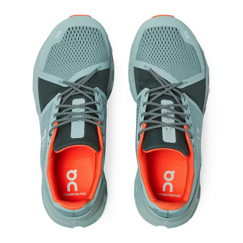ON MEN'S RUNNING CLOUDSTRATUS SHOES - SIZE: MEN 9 - COBBLE/IVY - Like New