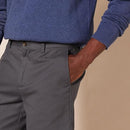 AMAZON ESSENTIALS MEN'S SLIM-FIT 7" CHINO SHORT - SIZE: MEN 32 - CHARCOAL - Brand New