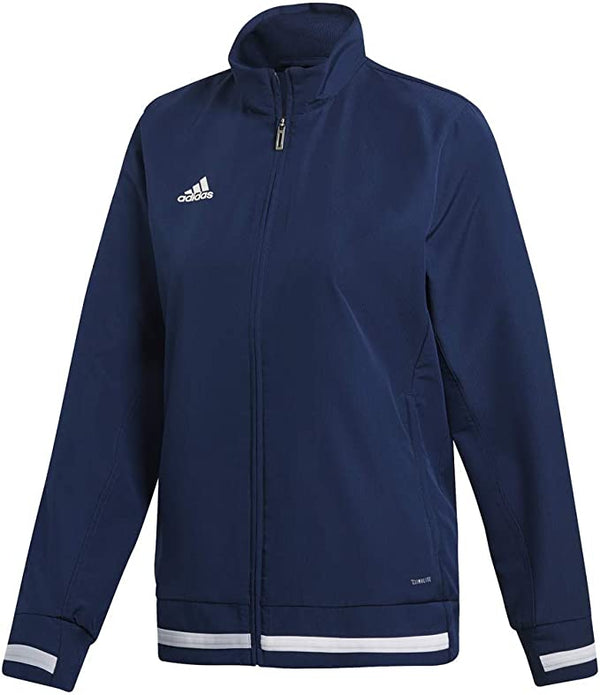 Adidas Ladies T19 Woven Jacket Multi-Sport DY8796 Navy White L Like New