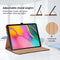 ODUIO CASE FOR SAMSUNG GALAXY TAB A 10.1 2019 - PU LEATHER FOLIO BLACK/BROWN - Like New
