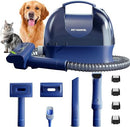 PET MARVEL Dog Grooming Kit & Dog Hair Vacuum 99% Hair Suction 3L Large - Blue Like New