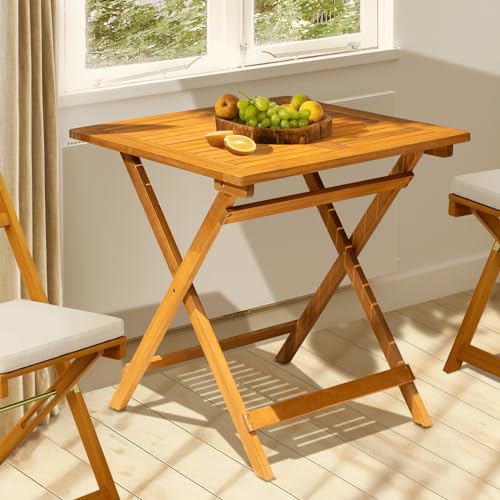 IDZO LEGOLAS FSC ACACIA WOODEN FOLDING TABLE - LEGOLAS FOLDING TABLE - Like New