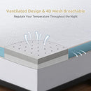BedStory Memory Foam Mattress Topper (Fusion, Queen) by B08R74SRLP - Like New