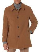 COLE HAAN MEN'S BUTTON UP WOOL PLUSH CAR COAT - SIZE: WOMEN S/P - CAMEL - Brand New