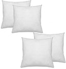 IZO All Supply Square Sham Stuffer Pillow Insert, 16 by 16", Pack of 4 - White - Brand New