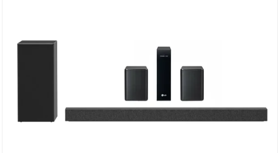 LG SP7R 7.1 Channel High Res Audio Sound Bar with Rear Speaker - Scratch & Dent
