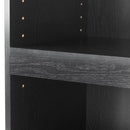 MAINSTAYS FRAMED 5-SHELF BOOKCASE - TRUE BLACK OAK - Like New