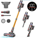 HOMPANY Cordless Vacuum Cleaner 500W/40Kpa Stick Vacuum Touch Screen - Gold - Like New