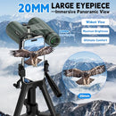 SOGRIES 14X45 BINOCULARS FOR ADULTS HIGH POWERED BINOCULARS - MILITARY GREEN - Like New
