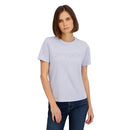 SPYDER WOMENS FLORAL LOGO GRAPHIC TEE T-SHIRT, MIST BLUE, M - MIST BLUE - Brand New