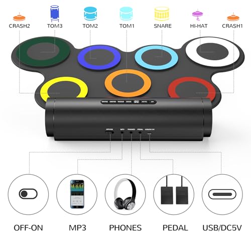 PAXCESS 1 ELECTRONIC DRUM SET G3066LC - COLORFUL - Like New