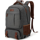 TZOWLA CANVAS LAPTOP BACKPACK BAG FITS UP TO 15.6" - DARK GREY - Brand New