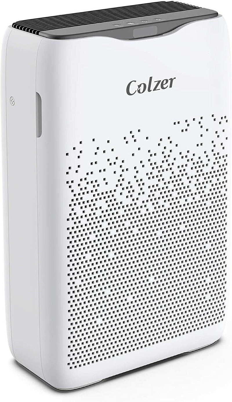 COLZER Air Purifier for Home Large Room with True HEPA Filter EPI-186 - WHITE Like New