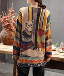 YESNO WOMEN CHRISTMAS SWEATER GRAPHIC PULLOVER SWEATERS PICTURE31 SIZE S - Like New