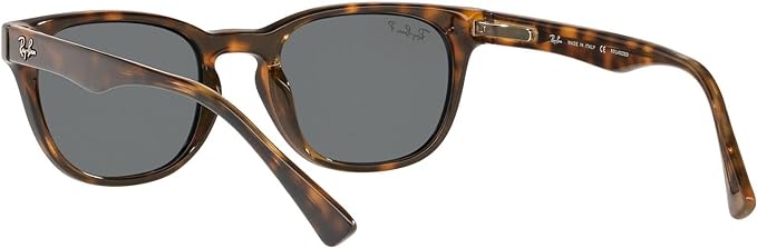 Ray-Ban RB4140 Wayfarer Sunglasses - Polarized Crystal Green / Light Havana Like New