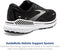 BROOKS WOMEN’S ADRENALINE GTS 23 SUPPORTIVE RUNNING SHOE - 7 BLACK/WHITE/SILVER - Like New