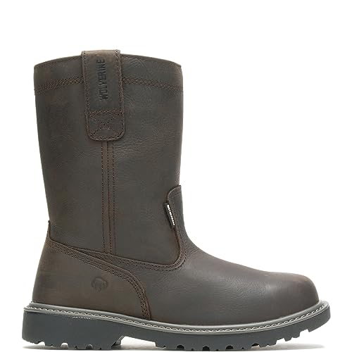 WOLVERINE MEN'S FLOORHAND 10 " WATERPROOF STEEL TOE WELLINGTON SHOE, Size 9 XW - Brand New