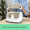 INGENUITY BABY BASE 2-IN-1 BOOSTER FEEDING AND FLOOR SEAT SELF-STORING CASHMERE - Like New