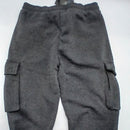 BLUE ICE FLEECE-LINED CARGO JOGGER SWEATPANTS - SIZE: MEN M - CHARCOAL - Like New