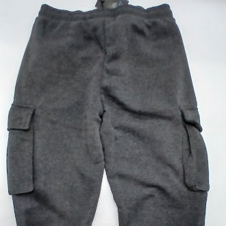 BLUE ICE FLEECE-LINED CARGO JOGGER SWEATPANTS - SIZE: MEN M - CHARCOAL - Like New