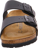BIRKENSTOCK ARIZONA UNISEX SUEDE SANDAL - SIZE: MEN 3 WOMEN 5 - BLACK - Brand New
