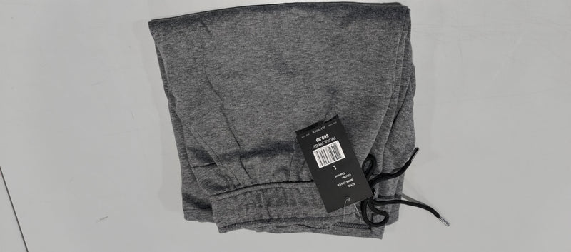 BLU ROCK LOOSE FIT TECH FLEECE SHORTS HEAT SEAL ZIPPER POCKET SIZE: L - CHARCOAL - Brand New