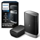 Philips Norelco Portable Electric Shaver, Black/White - Like New