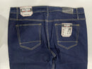 BLU ROCK MEN'S DENIM STRETCH SLIM FIT FLEX JEANS - SIZE: MEN 36X30 - DARK WASH - Brand New