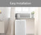 LG 6,000 BTU Portable Air Conditioner 115V Cools 250 Sq.Ft LP0621WSR - White - Like New