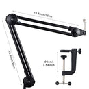 DISINO MICROPHONE BOOM ARM STAND SCISSOR SPRING BUILT-IN FOR BLUE YETI HMR-40 - Like New