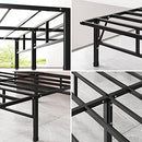 ZINUS SMARTBASE COMPACK MATTRESS FOUNDATION 14 INCH METAL BED FRAME - BLACK - Like New