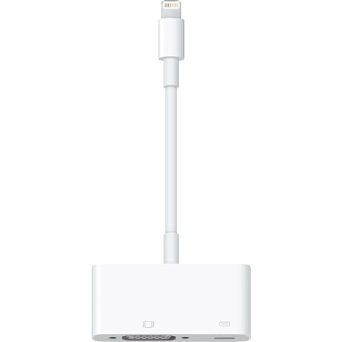 APPLE LIGHTNING TO VGA ADAPTER - WHITE - Like New