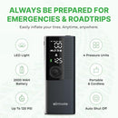 Airmoto Tire Inflator Portable Air Compressor Air Pump For Car Tires BP198 - Like New