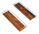 Mark One Home Goods Rustic Farmhouse 2 Tier Floating Shelf - Routed Edge - Brand New