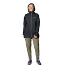 COLUMBIA WOMEN'S SWITCHBACK II LINED LONG JACKET WOMEN XS BLACK WL7995-010 - Like New