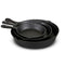 Jim Beam HEA Set of 3 Pre Seasoned Cast Iron Skillets 6 8 10" JB0195 - Black - Brand New