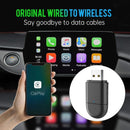 WININMETA 2 IN 1 WIRELESS CARPLAY ADAPTER FOR 2016+ CARS - BLACK - Like New