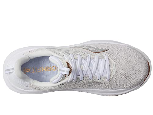 SAUCONY MEN'S ECHELON 9 RUNNING SHOE SIZE: MEN 9.5 WHITE/GUM - Like New