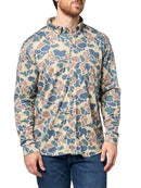 2038-3830-178/000L Field & Stream Men's Reaction Salt Washed Shirt Camo L - Brand New