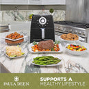 Paula Deen 8.5QT 1700 Watt Large Air Fryer Rapid Air PDAF852MJ - BLACK - Like New