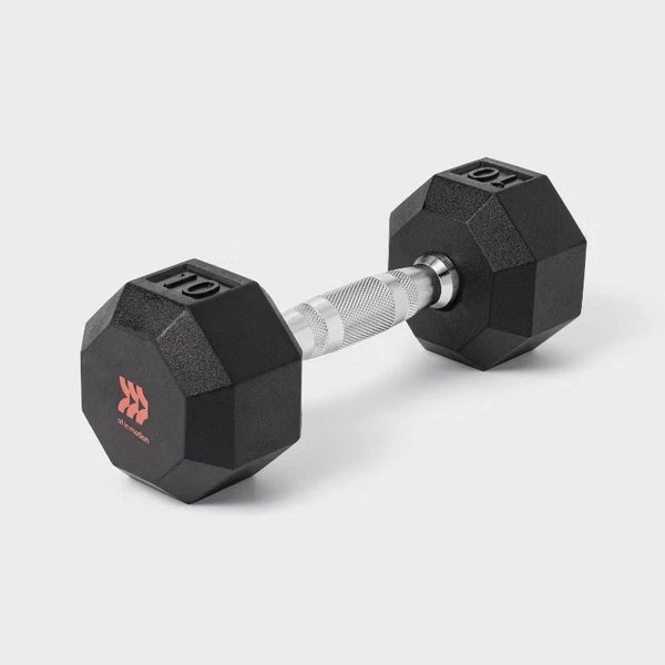 ALL IN MOTION HEX 10LB DUMBBELL - BLACK - Like New