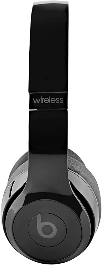 For Parts: BEATS SOLO 3 WIRELESS HEADPHONES MNEN2LL/A - GLOSS BLACK - PHYSICAL DAMAGE