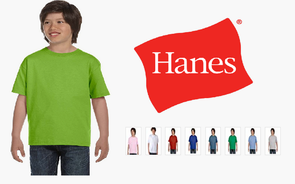 5383 Hanes Kids' Beefy-T T-Shirt New