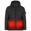 HELIOS WOMEN'S PAFFUTO HEATED COAT - SIZE: WOMEN XL - BLACK - Like New